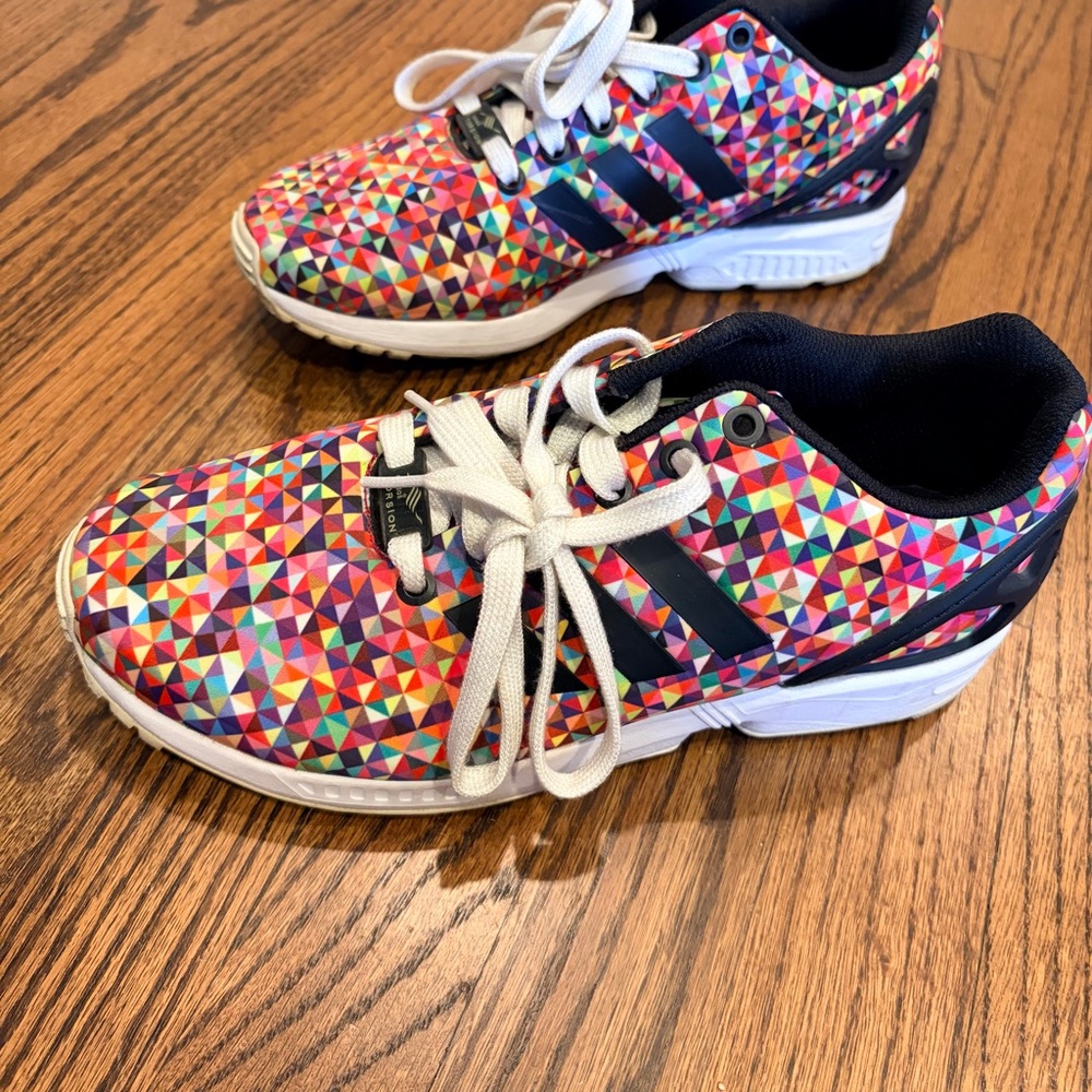 Adidas ZX Flux Prism Multicolor Sneakers Women’s Size 8 (Men’s Sizing Listed 6.5